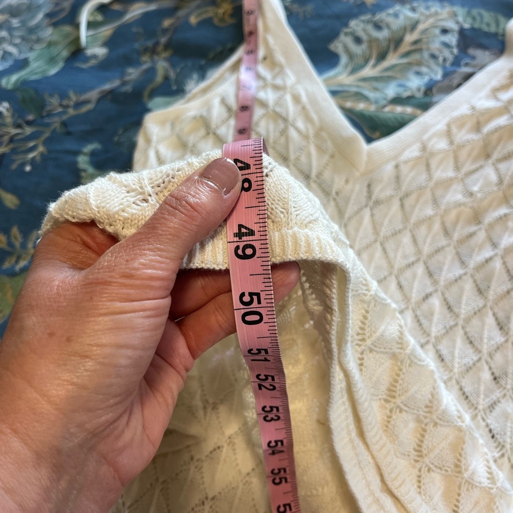 Abercrombie & Fitch Midi Crochet Dress Size Small Beach Cover Up Boho Festival - Picture 13 of 13
